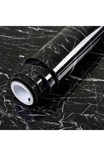 Skygo Black Marble Pattern Adhesive Coating Paper 5 Meters