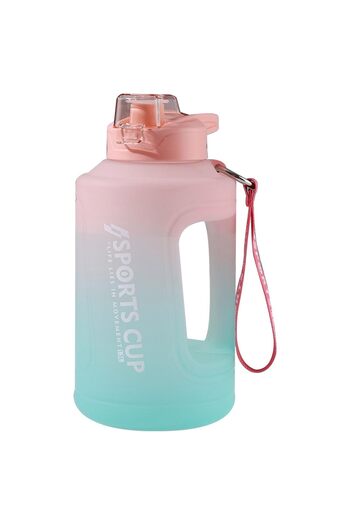 COOYA Motivational Water Bottle Drinking Water Bottle with Straw, Time Marker & Handle Gym Water