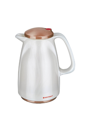 ROTPUNKT Durable and Elegant Design Vacuum Jug White and Brown 500ml