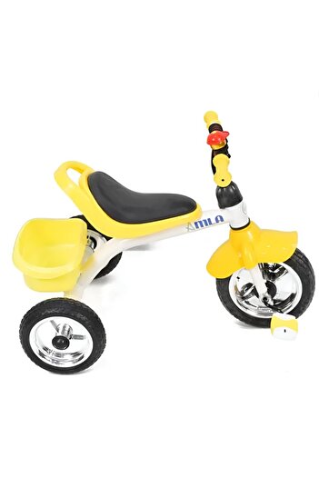 rexa Yellow Kids Tricycle – 3-Wheel Ride-On Bike for Toddlers