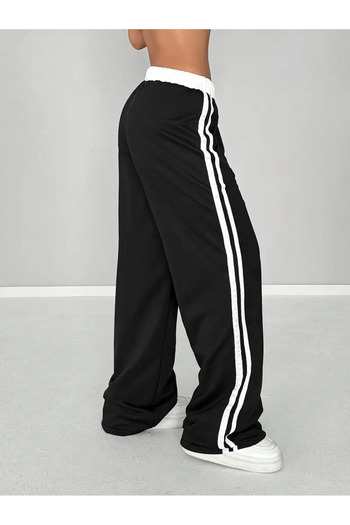 Touz Moda 01 Αριθμός Oversize Φαρδύ Φούτερ με λεπτομέρεια με κορδόνι μέσης