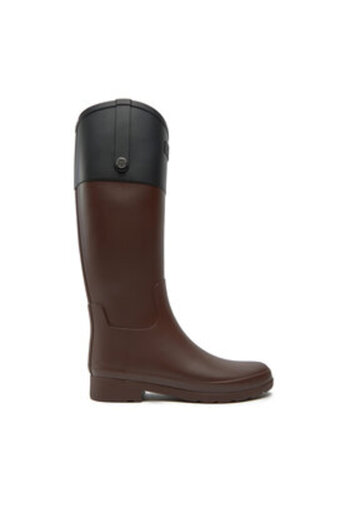 Hunter Women's Wellington Boots brown HUNTER-HFRW0008251 BK BOLT BROWN/BLACK