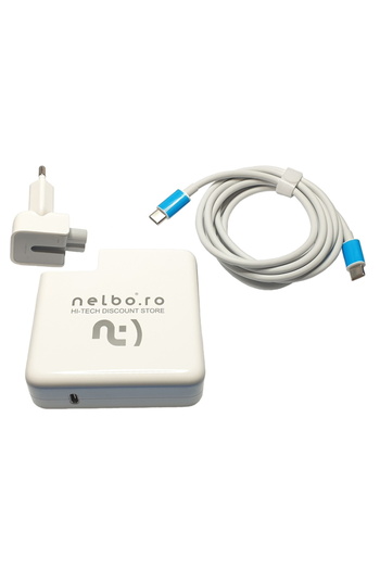 nelbo Incarcator nelbo compatibil MacBook Pro A1540 96W cu mufa USB-C