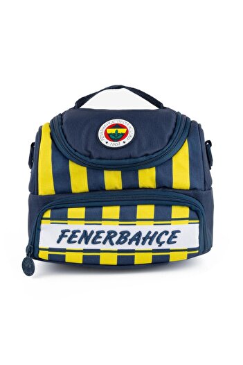 Fenerbahçe 3 Bölmeli Çubuklu Okul Çantası + Beslenme Çantası + Kalemlik