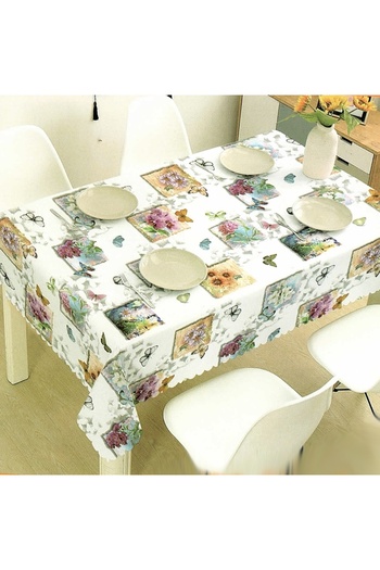 PUFO Butterfly Dreams oilcloth tablecloth, 140 x 180 cm