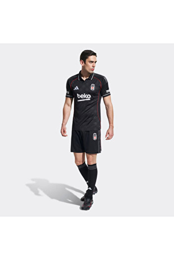 adidas Ανδρικό μαύρο εκτός γήπεδο ποδοσφαιρικό σορτς Beşiktaş JK 25/26