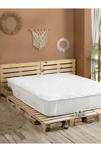 Karna Home Liquid Proof Quilted Mattress 4-Corner Elastic 180X200