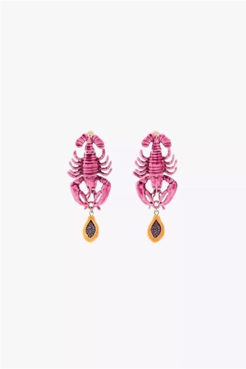illys Zra Model Pink Lobster Earrings