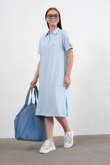 Park Karon Slit Combed Cotton Dress
