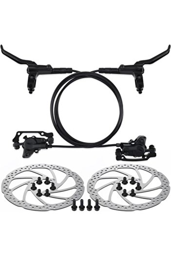 Saiguan HİDROLİK FREN SETİ ÖN - ARKA [ROTOR 160-KABLO 70-140 cm]