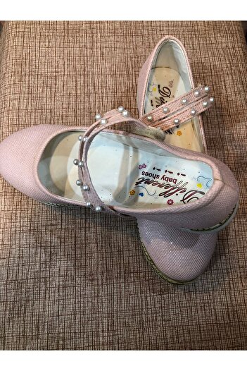 eylül ortopedi Girl's Glittery Pearl Ballerina Shoes