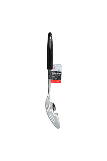 Chef Craft Stainless Steel Slotted Spoon Silver and Black 12inch