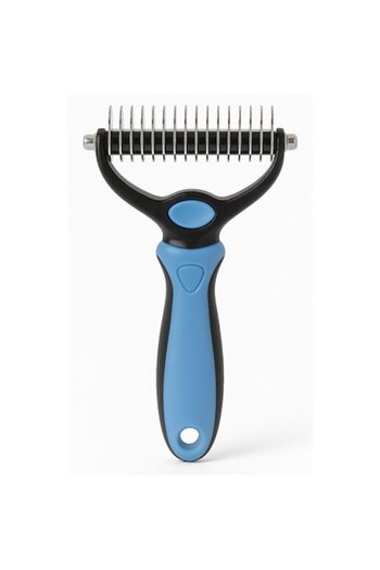 OEM Perie Descurcator Blana Caini si Pisici, Ergonomic, Dublu Capat, Pentru Blana Scurta si Lunga