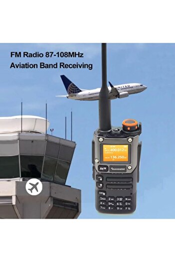THK Quansheng K6/UV-K5(8) Professional Radio Station Set, Hands Free, UHF/VHF/Marine/Aeronautic