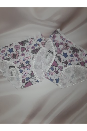 Butik Panties with a Pattern of Passion Bato Girl 2S on White