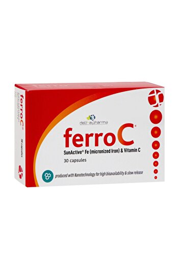 FERRO C Iron & Vit C Caps 30S