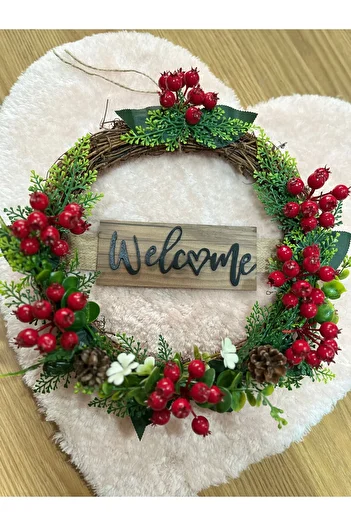 Marrone Welcome Door Ornament Authentic with Cinnamon