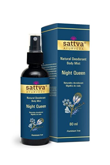 Sattva Ayurveda Deodorant fara aluminiu Night Queen, 80ml - Sattva