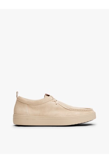 Tommy Hilfiger Erkek Pamuklu Astarlı Rahat Taban %100 Süet Bej Sneaker FM0FM05501-RBT