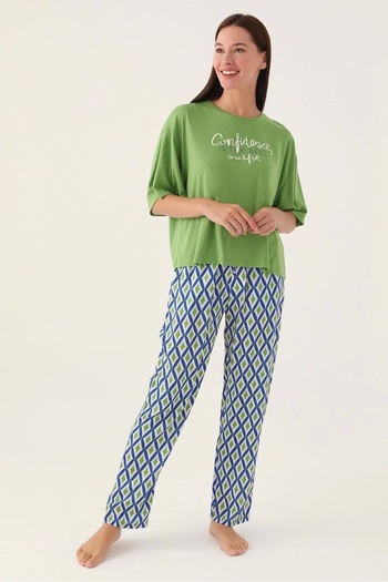 Arnetta Women's Double Set - Grass Green