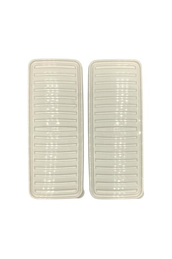 bigmate 2-Piece Transparent Storage Container 2X1 Lt Bgmt1115 Microwave Refrigerator and Freezer Compatible Organizer