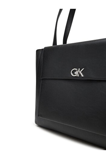 Calvin Klein Ck Re-Lock Medium Shopper Women's Black Bag Lv04F3223G-Ub1