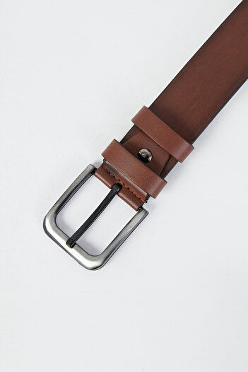 Fulla Moda Classic Faux Leather Belt