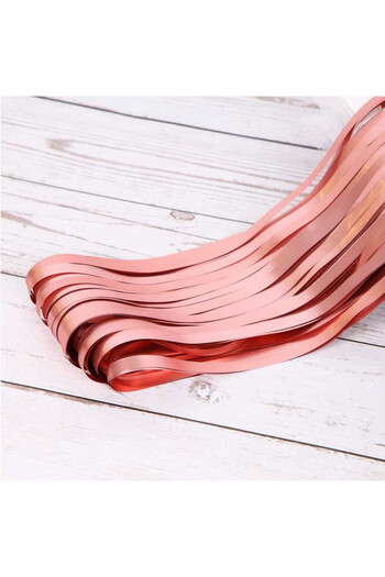 OEM Set of 2 foil curtains, red, 200 x 100 cm