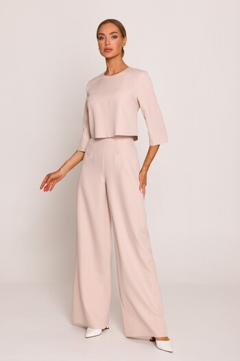 Made of Emotion Jumpsuit with a double-layered top and wide legs