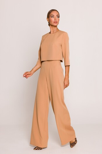 Made of Emotion Jumpsuit with a double-layered top and wide legs