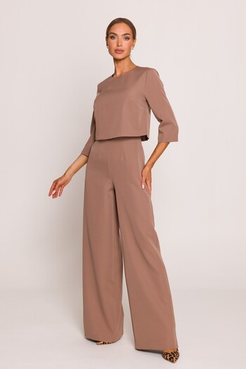 Made of Emotion Jumpsuit with a double-layered top and wide legs