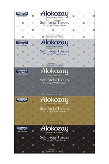 Alokozay SOFT FACIAL TISSUE 170 X 2 PLY WHOLESALE 30 BOXES CARTON