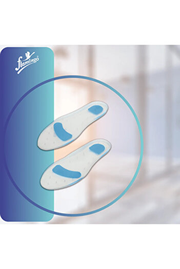 Flamingo Premium Silicone Footcare Insole Pair Large (L)