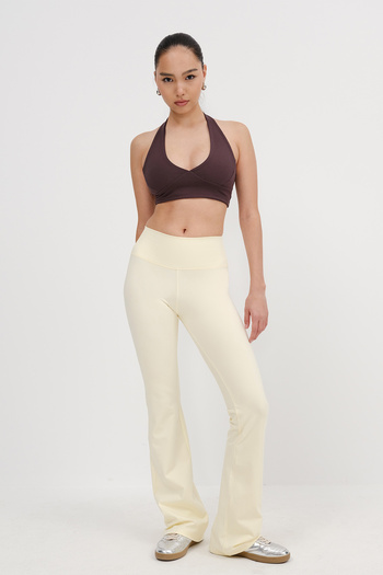 Addax High Waist Leggings with Spanish Leg Tyt0048-E8