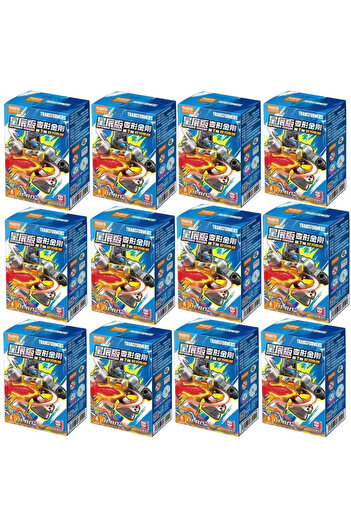 choice2 12Pcs 1/12Pcs Mini Transformer 5.5cm Optimus Prime bumblebee Megatron Thundercracker Robot Action Fi