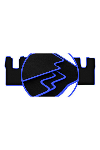 shumee CARLUX-BLUE car mats for: MAN TGL / TGM, narrow bed, 3 pieces (2005-)