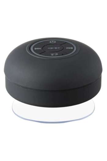OEM Portable Waterproof Bluetooth Speaker 3W with LED Light and Suction Cup Ø9cm