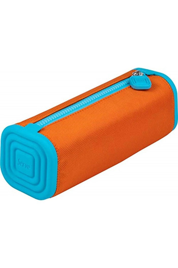 Serve Prismo Pencil Case Square Orange & Blue