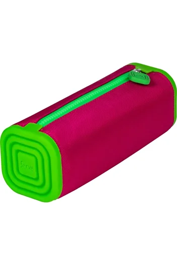 Serve Prismo Pencil Case Square Pink & Green