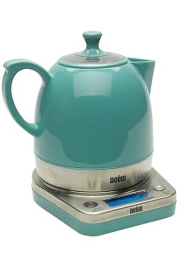 BUNCA Deem Electric Karak Kettle - 1 Liter - Turquoise | Quick Preparation, Authentic Taste 1012A