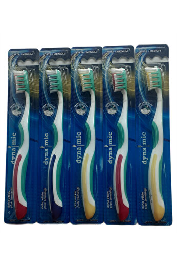 Dynamic Toothbrush Medium Hard (Medium) X 5 Pcs