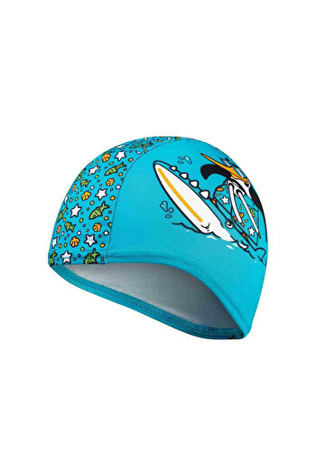 SPEEDO Друкована поліетиленова кришка iu Blue/Green Дитяча кістка 8-1224114675 Синя