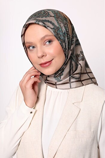 Levidor Ethnic Shawl Pattern Sparkling Crystal Scarf