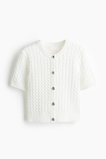 H&M Saç Örgüsü Hırka