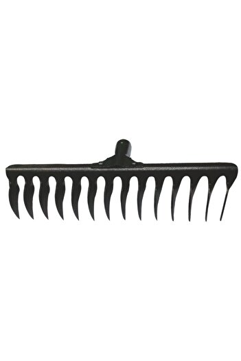 flores Carbon grey rake, 3 mm, 14 teeth
