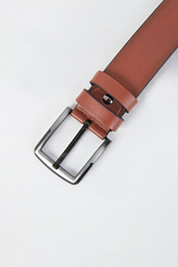 Fulla Moda Classic Faux Leather Belt