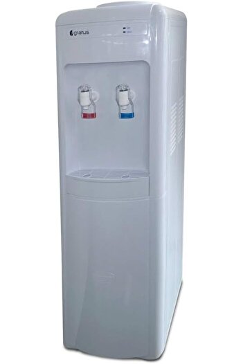 GRATUS Hot & Cold 2 Tap Top Loading Water Dispenser With Cabinet, 1 Year Full & 2 Year Compressor Wa