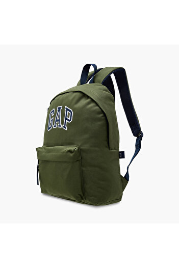 GAP 17-inch Logo Print Backpack with Adjustable Straps and Zip Closure - 43x29x11 cms
