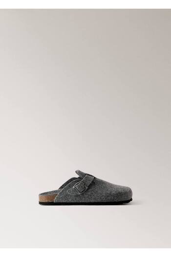 MANGO Woman Keçe clog terlik