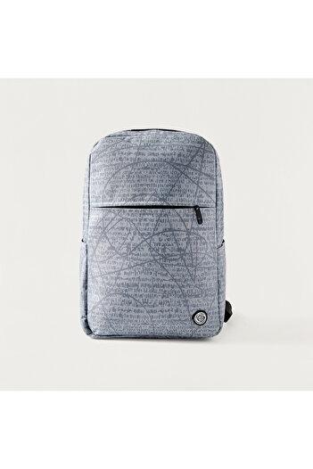 Kaos KAOS All-Over Print 17 Inches Backpack with Adjustable Shoulder Straps - 43x30x13 cm